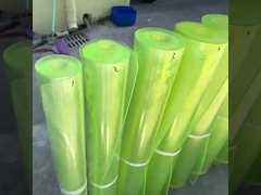 80-95 ساحل یک ورق پلی اورتان رنگارنگ / ورق PU صاف 35-155KN / M ماشینکاری خوب
