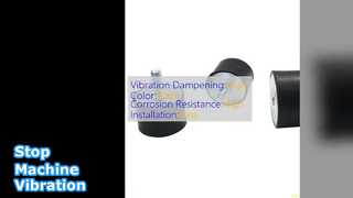 پایه های لاستیکی بادوام لرزش ماشین آلات را متوقف می کند