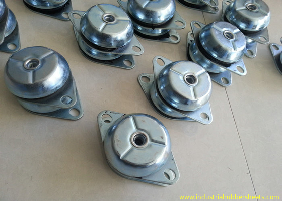 Industrial Grade Rubber Shock Mounts With Round Cap Of Female Screw FRS , FRH Typ