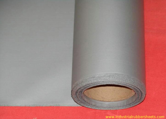 20 - 100m Length PTFE Coated Fiberglass Fabric With Flame Retardant For Construction,Red Color