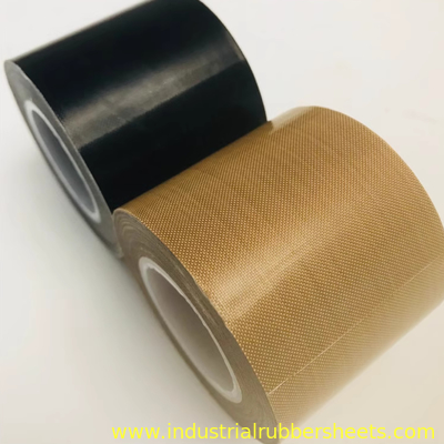 High Temperature Resistant PTFE Coated Fiberglass Fabric with 17 Oz/sqy Unit Weight and Woven Black Structure