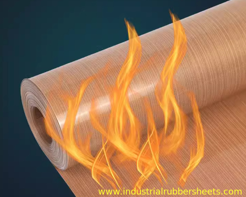 200%-320% Elongation At Break PTFE Coated Fiberglass Fabric For Extreme Temperatures