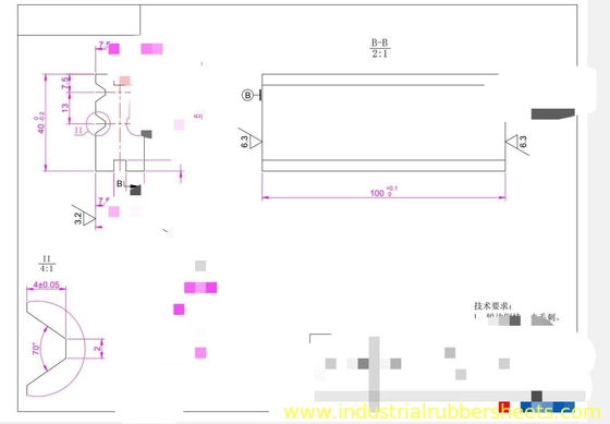 PTFE Glassfiber Cutter Pad For Precise Cutting Excellent UV Resistance Customizable