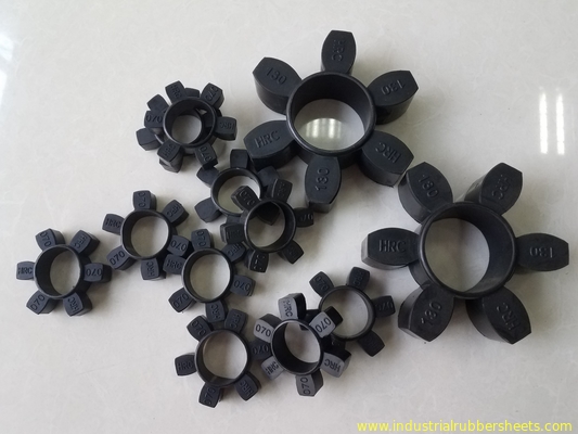 Black Color HRC PU Coupling Tensile Strength 50Mpa F Flange Type