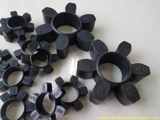 Black Color HRC PU Coupling Tensile Strength 50Mpa F Flange Type