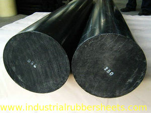 Creep And Fatigue Resistance POM Nylon Plastic Rod , White / Black Delrin Rod