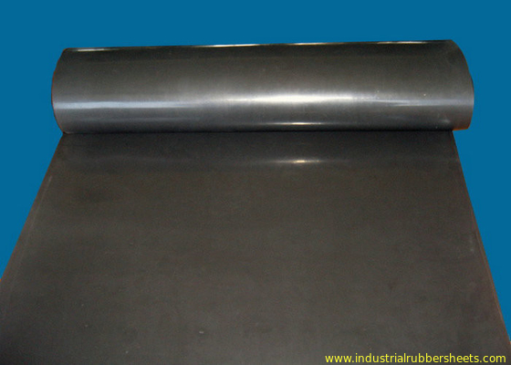 Smooth Surface Fluorubber Industrial Rubber Sheet Black , Brown , Green