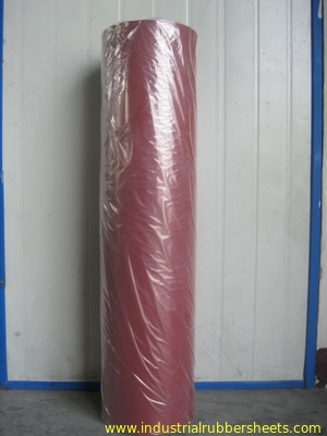 Smooth Surface Fluorubber Industrial Rubber Sheet Black , Brown , Green