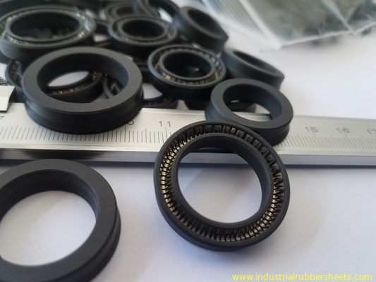High Quality , High Tensile Strength PTFE Seal , Silicone Rubber Gaskets Black Color