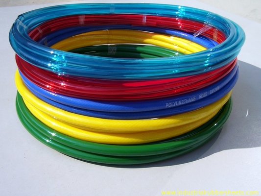 Red / Yellow Wear Resistant Silicone Tube Extrusion , Polyurethane Hose