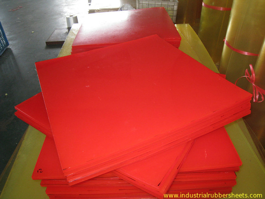 80-95 Shore A Colorful Polyurethane Sheet / Smooth PU Sheet 35-155KN/M Good Machining