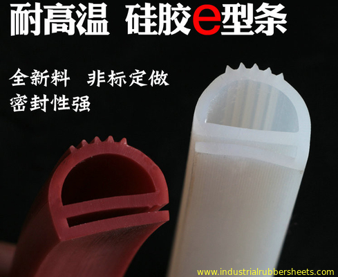 اکستروژن لوله سیلیکونی شفاف قرمز برای سیل صنعتی