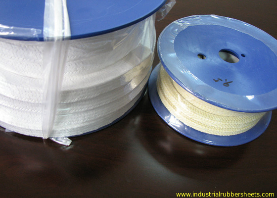 بسته بندی تفلون بافته شده بافتنی سفید، بسته بندی PTFE با روغن یا بدون روغن