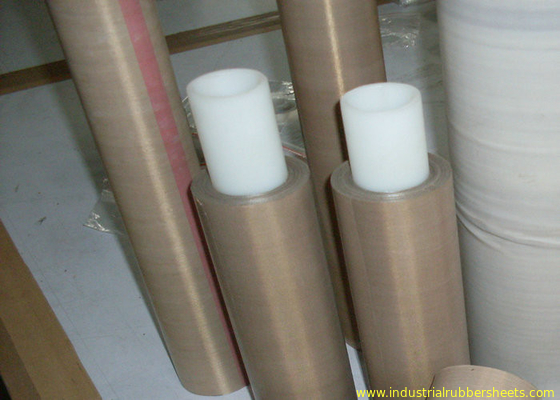 مقاوم در برابر حرارت مقاوم در برابر حرارت صنعتی PTFE پوشش فایبر گلاس پارچه برای خط کوره / Leadwin