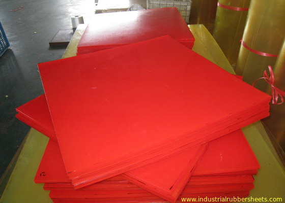 ورق های پلاستیکی پلی اورتان ویرجین Bendable برای ساخت کاغذ، ورق های PU قرمز