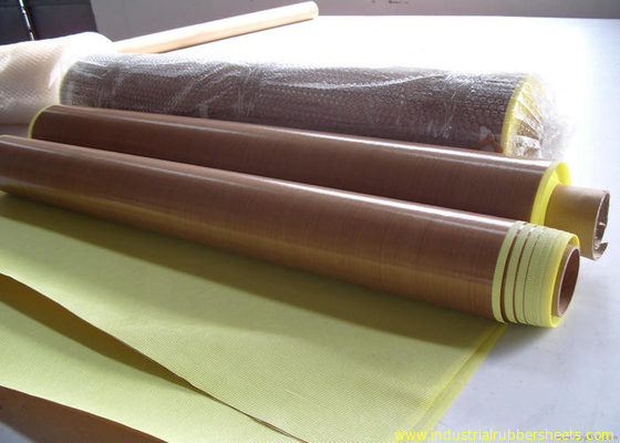 Anti-aging Adhesive + Paper PTFE Coated Fiberglass Fabric Surface Smooth