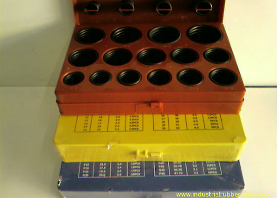 واشر لاستیکی استاندارد سیلیکون لاستیک O Ring Kit ISO3601، AS568A، DIN3771، JIS B2401