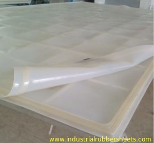 ورق لاستیکی سیلیکونی نرم سفید شفاف شفاف با دمای بالا 3 میلی متر ضخامت
