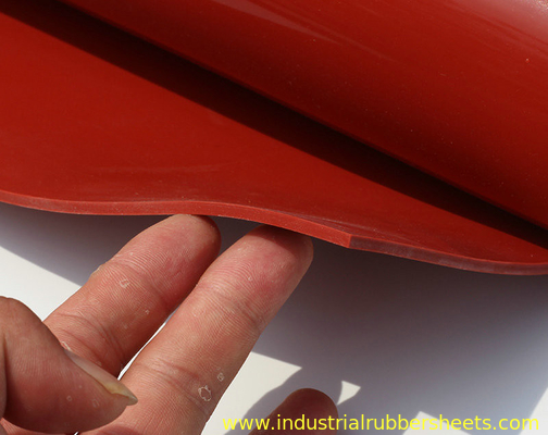 مقاومت روغن ورق لاستیکی سیلیکونی قرمز 3 میلی متری با دمای بالا