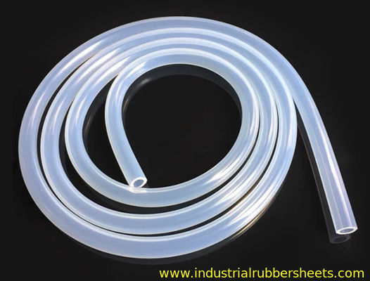 آستین لوله لاستیکی سیلیکونی مقاوم در برابر حرارت اکسترود شده نرم انعطاف پذیر