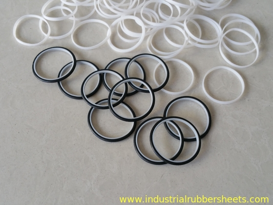 انعطاف پذیری Ptfe O حلقه لاستیک O حلقه فیبر کربن حلقه با مقاومت خوب در برابر پارگی