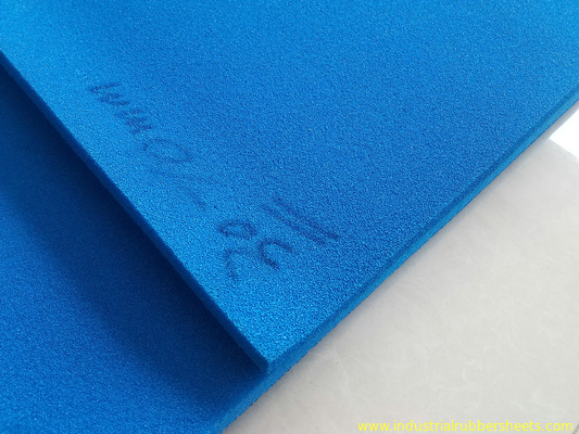 پارچه تابشی ورق اسفنجی رنگ آبی سیلیکونی