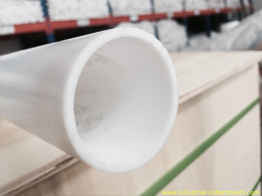 درجه صنعت سفید قالب PTFE لوله / 100٪ ویرجین PTFE لوله سطح صاف