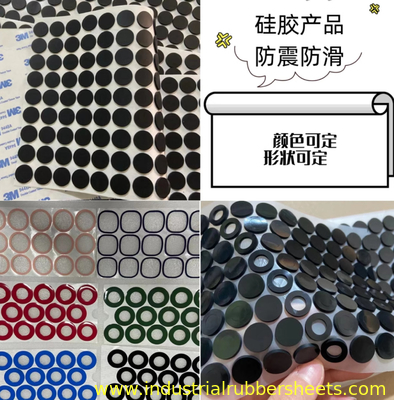 واشرهای لاستیکی سیلیکونی با درجه غذایی، سختی 40-80 شور A