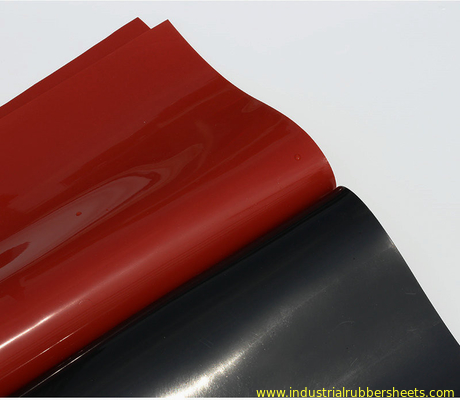 ورق سیلیکون قرمز ، سیاه ، رول سیلیکونی به اندازه 1-10 میلی متر X 1.2m X 10m