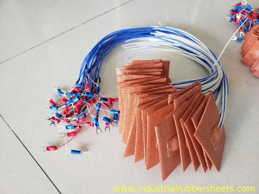 پد گرمایش سیلیکونی سلول های نزدیک قرمز 220-240V 350W برای گرمایش یکنواخت تا 220 °C