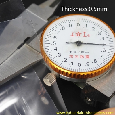 0.1-0.8mm ورق لاستیک سیلیکونی 50m رول، 7.5Mpa مقاومت کششی