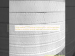 بسته بندی PTFE آب بندی خوب مهندسی شده برای مقاومت در برابر درجه حرارت بالا و تضمین کارایی و قابلیت اطمینان بهینه آب بندی