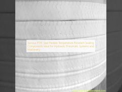 انواع مهر PTFE قطعات مهر انعطاف پذیر مقاوم در برابر دمای ایده آل برای سیستم های هیدرولیک پنوماتیک و ماشین آلات