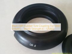 کوپلینگ لاستیکی NBR مشکی برای صنعت فولاد، استحکام کششی 8 - 12 مگاپاسکال