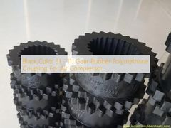 کپلینگ پلی‌یورتان لاستیکی چرخ‌دنده 3J - 11J رنگ مشکی برای کمپرسور هوا