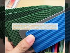 تحویل با کمربند ناقل PVC سفارشی و حداقل قطر چرخ 10 تا 180 میلی متر