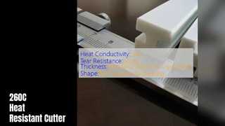 PTFE Cutter Pad 260C سفارشی مقاوم در برابر حرارت