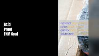 مهر و موم های صنعتی FKM Fluorrubber Cord FKM مقاوم در برابر اسید