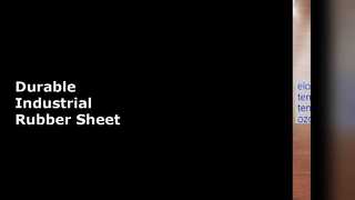 ورق لاستیکی صنعتی 0.5-100mm مقاوم در برابر ازن