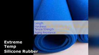 رول ورق لاستیکی سیلیکونی با دمای شدید