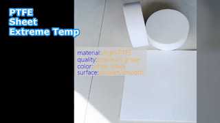 ورق PTFE 20-30 مگاپاسکال سفید مشکی دمای بالا