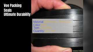 مهر و موم بسته بندی Vee هیدرولیک NBR FKM PTFE