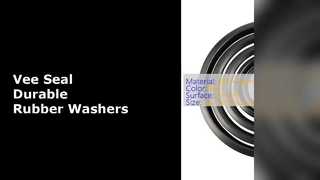 مجموعه کامل واشرهای لاستیکی سیلیکونی مشکی Vee Seal