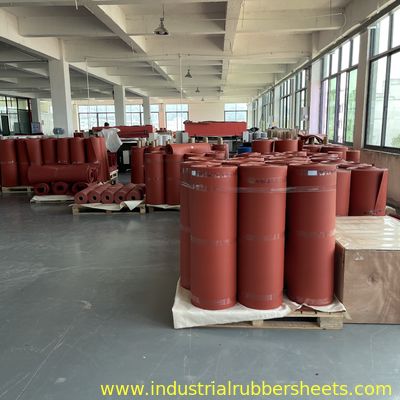 Red 1.5-50mm High Temp Silicone Foam Sheet Close Cell 260°C