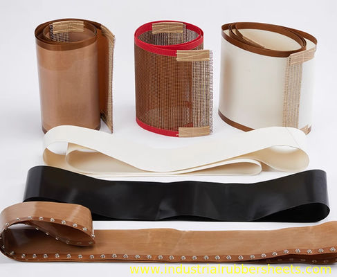 PTFE Mesh Belt with Maximum 4.0m Width, 0.5×1 to 10×10mm Mesh Sizes, and Excellent Chemical Resistance