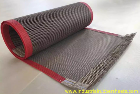 PTFE Mesh Belt with Maximum Width of 4.0m Microwave Safe and Breathable for High Temperature Applications
