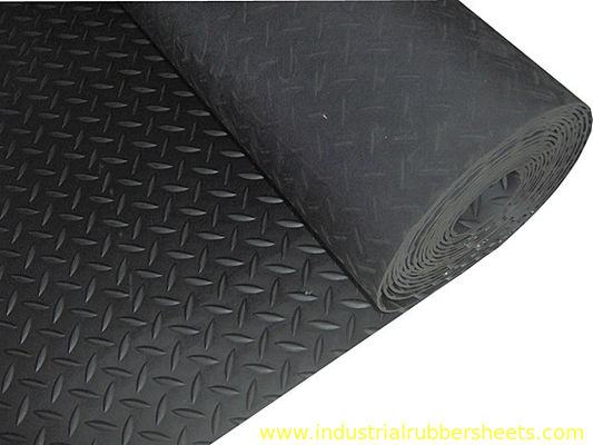 Virgin SBR Industrial Rubber Sheet with Anti-Slip Design and Impression Fabric Bottom for Durability