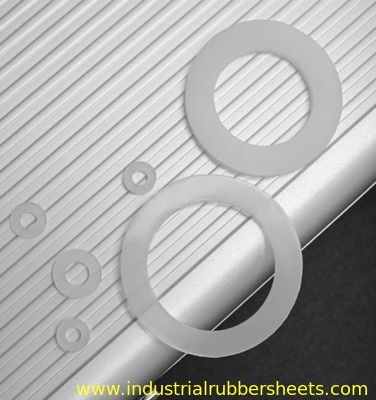 Food Grade Silicone Rubber Washers with 9Mpa Tensile Strength and High Temperature Resistance for Sealing Applications