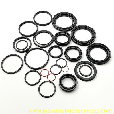 Excavator Rubber O-Ring Seal Kit 4C4782 OEM Custom Pressure Temperature Resistant Oil Grease Water Dust UV Resistant Construction Machinery Parts