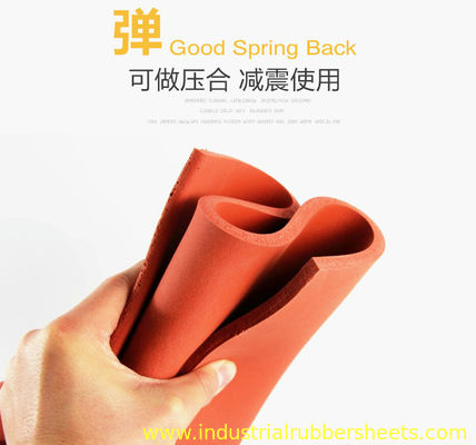 1.5-50mm Thickness Close Cell Silicone Sponge Sheet High Temperature Resistant Silicone Foam Sheet